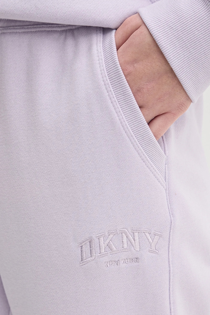 Dkny spodnie dresowe fioletowy DP4P3471