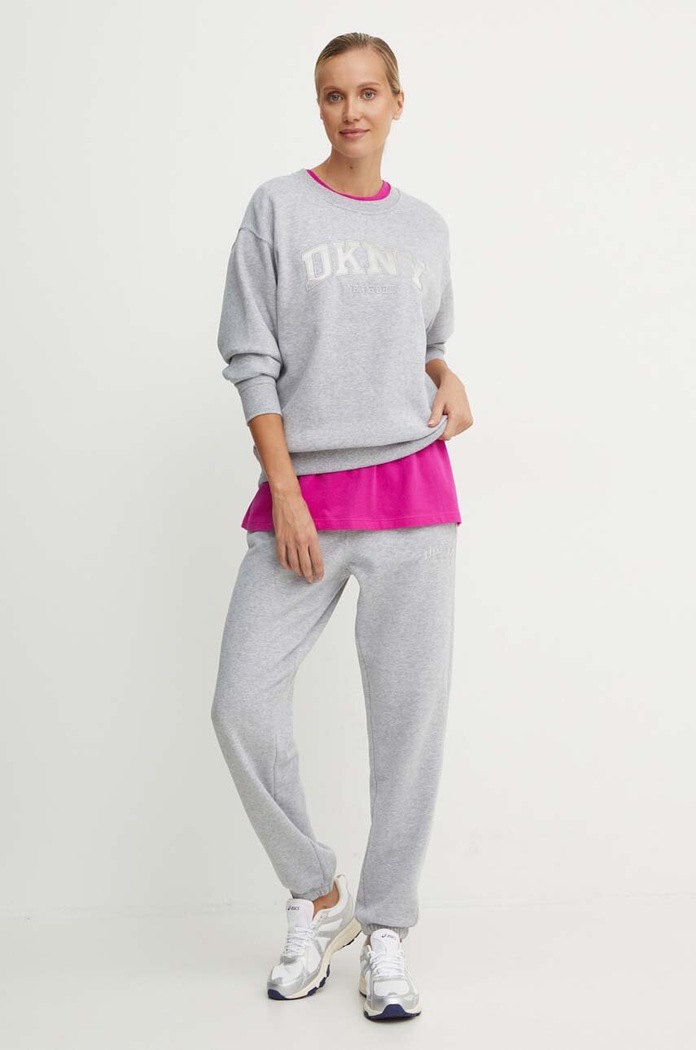 Dkny spodnie dresowe DP4P3471 szary AW24