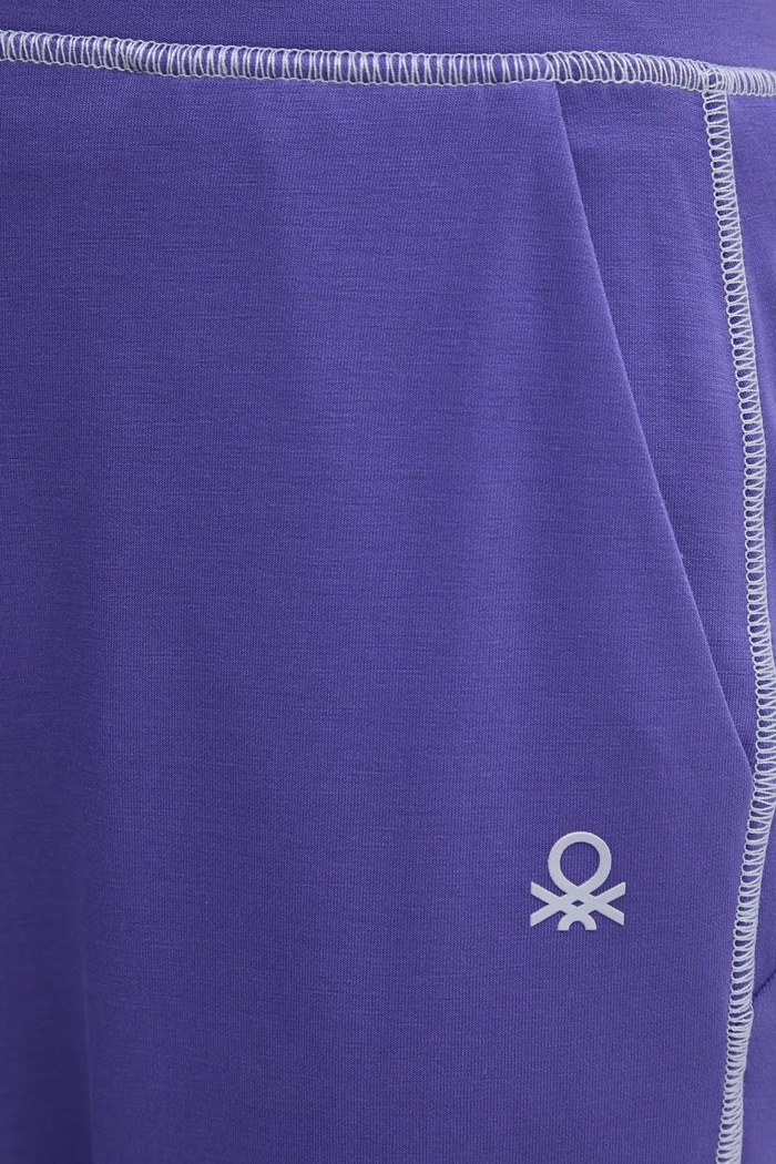 Odjeća Donji dio trenirke United Colors of Benetton 3JLC3F03T ljubičasta