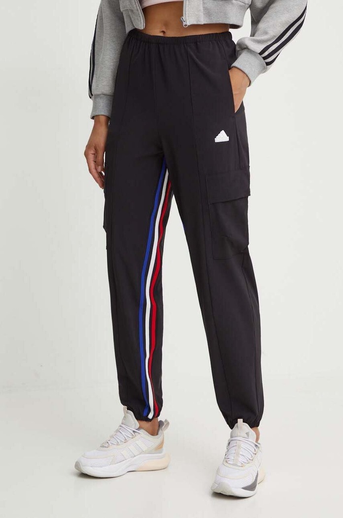 adidas spodnie dresowe Express aplikacja czarny IX3735