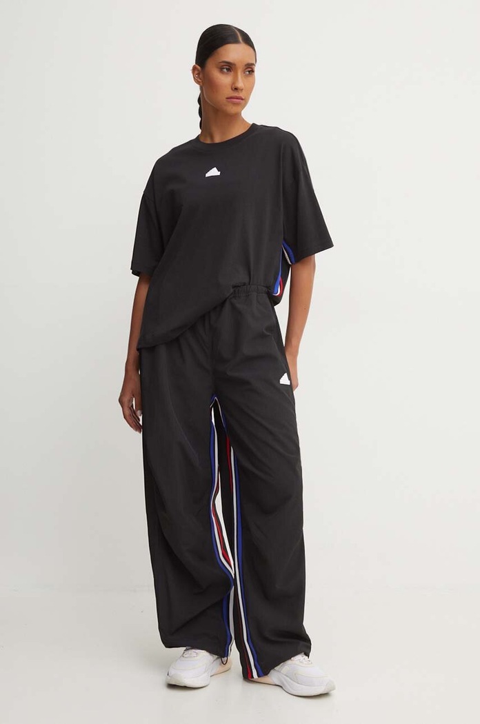 adidas spodnie dresowe Express aplikacja czarny IX3737