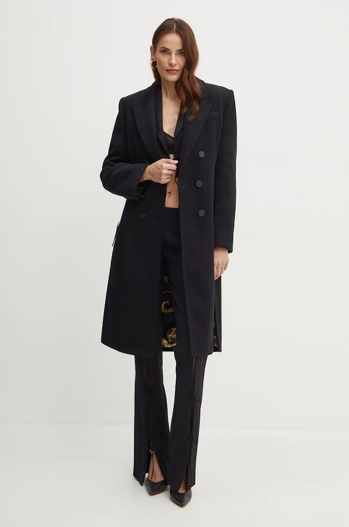 Nohavice Versace Jeans Couture čierna 77HAA115.N0394