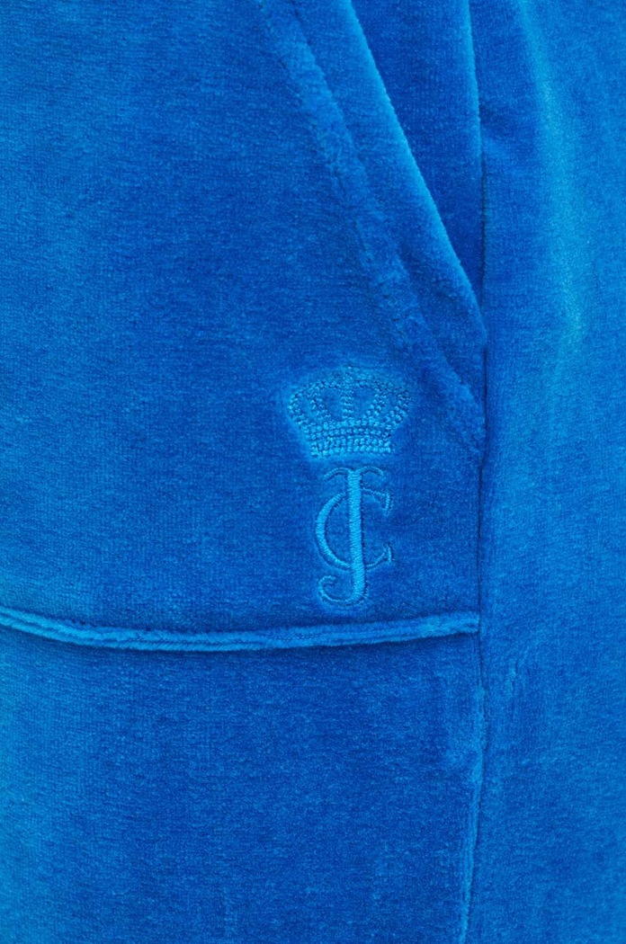 Juicy Couture velúr melegítőnadrág CAISA LOW RISE PANT JCSEBJ008.233 kék