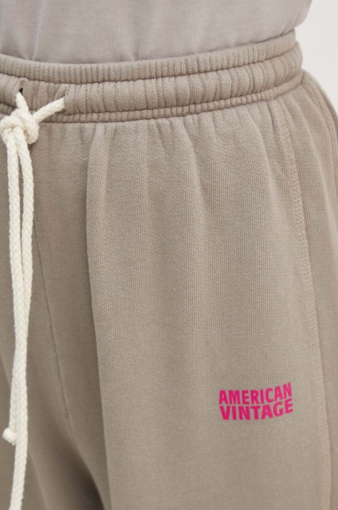 American Vintage melegítőnadrág bézs IZU05AH24
