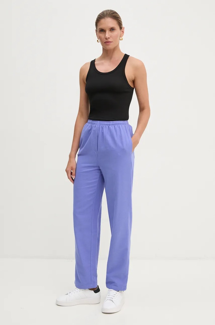 Spodnji del trenirke American Vintage DAK10AH24 vijolična AW24