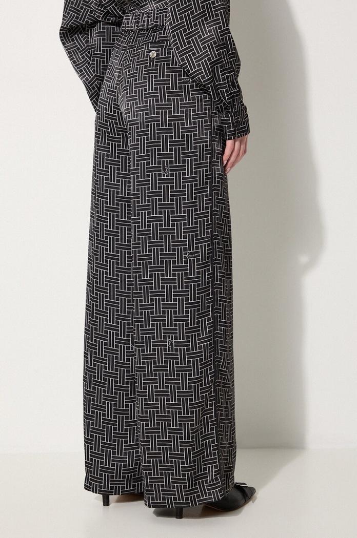 Oblečení Kalhoty Kenzo Weave Pajama Pants FE62PA0849R1.99 černá
