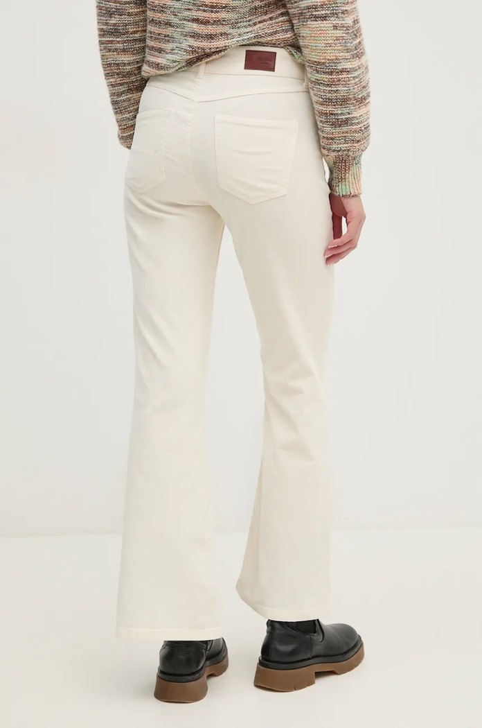 Oblečení Manšestrové kalhoty Pepe Jeans WILLA PL211786 béžová