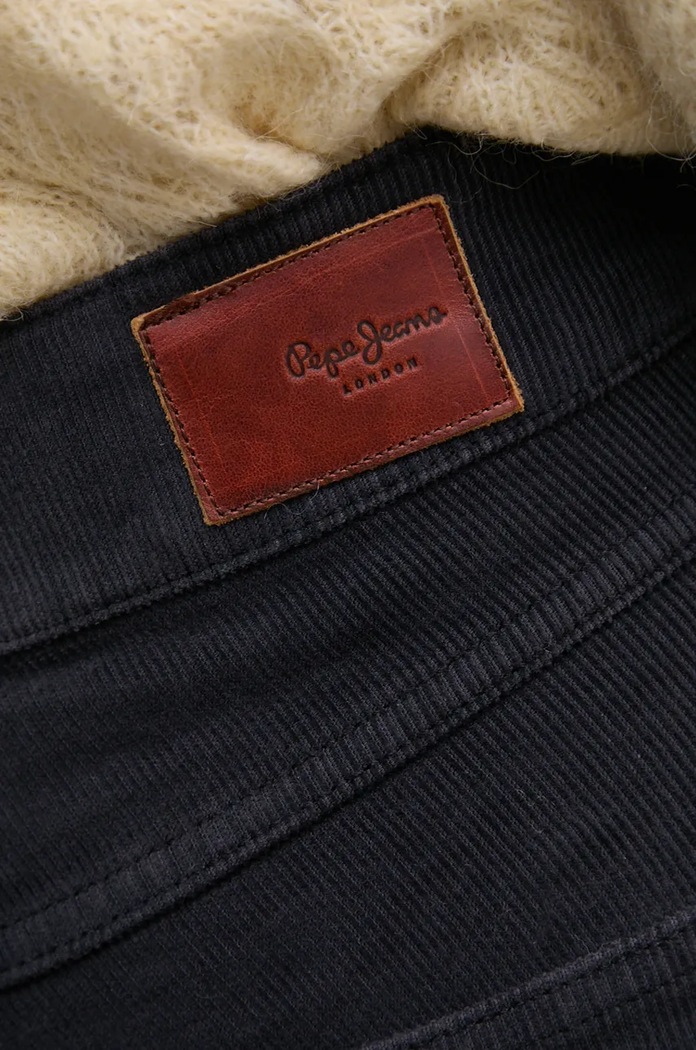 Hlače od samta Pepe Jeans WILLA PL211786 siva