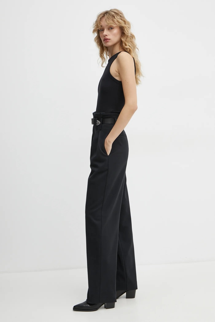 IRO pantaloni WM23KOTEL negru AW24