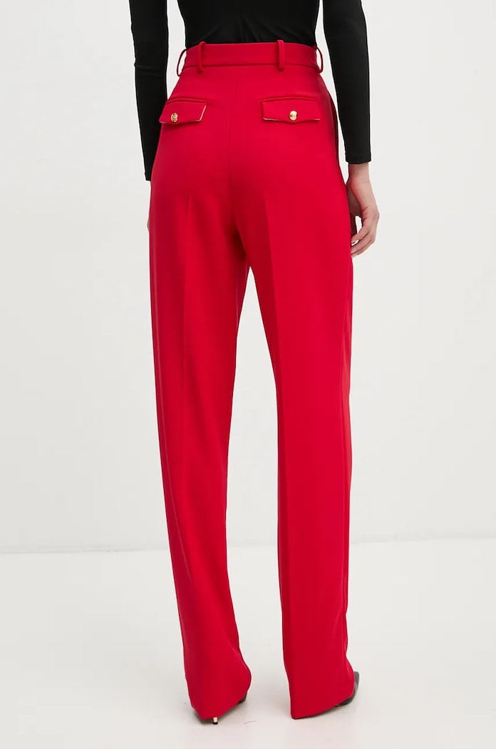 Îmbrăcăminte Elisabetta Franchi pantaloni PA05247E2 rosu