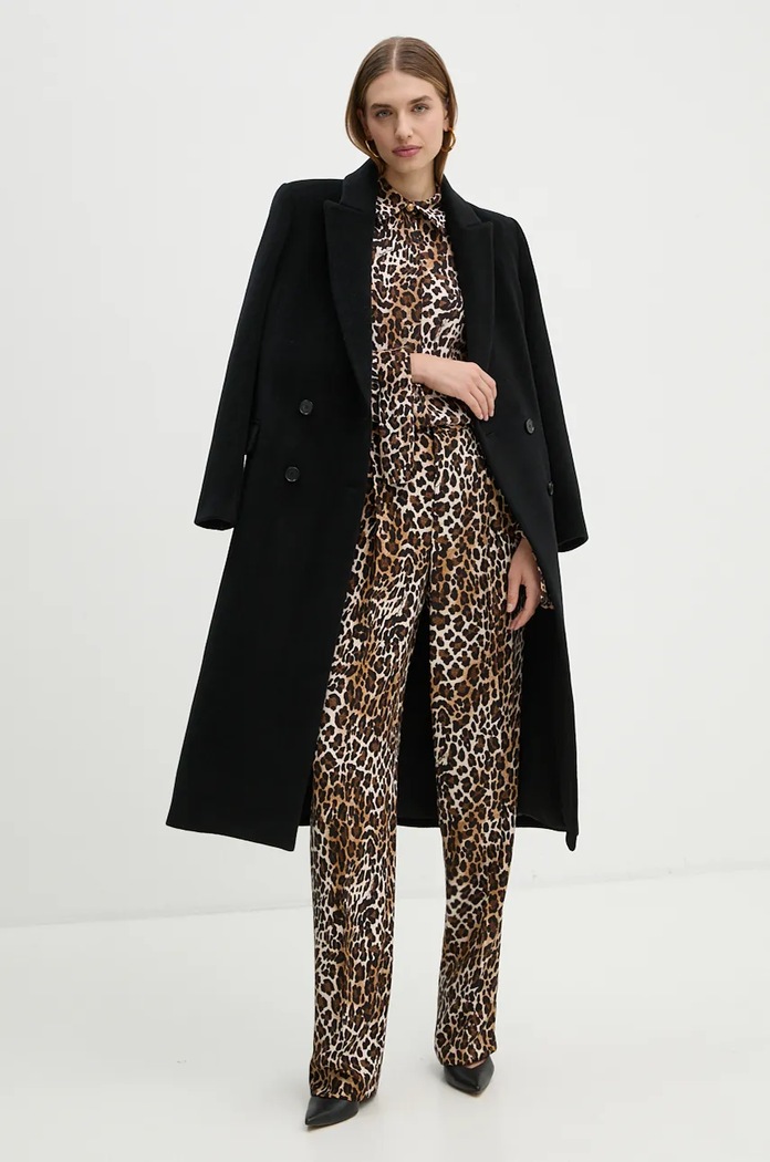 Kalhoty Elisabetta Franchi PA05547E2 hnědá AW24