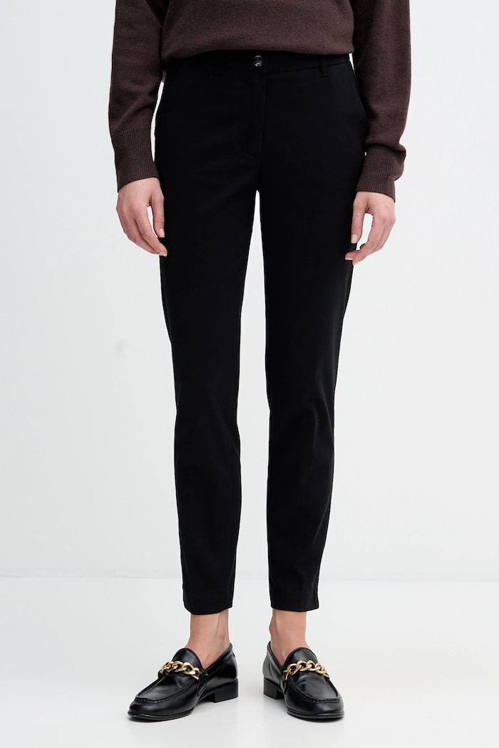 Kalhoty Sisley medium černá 4AI655AH6