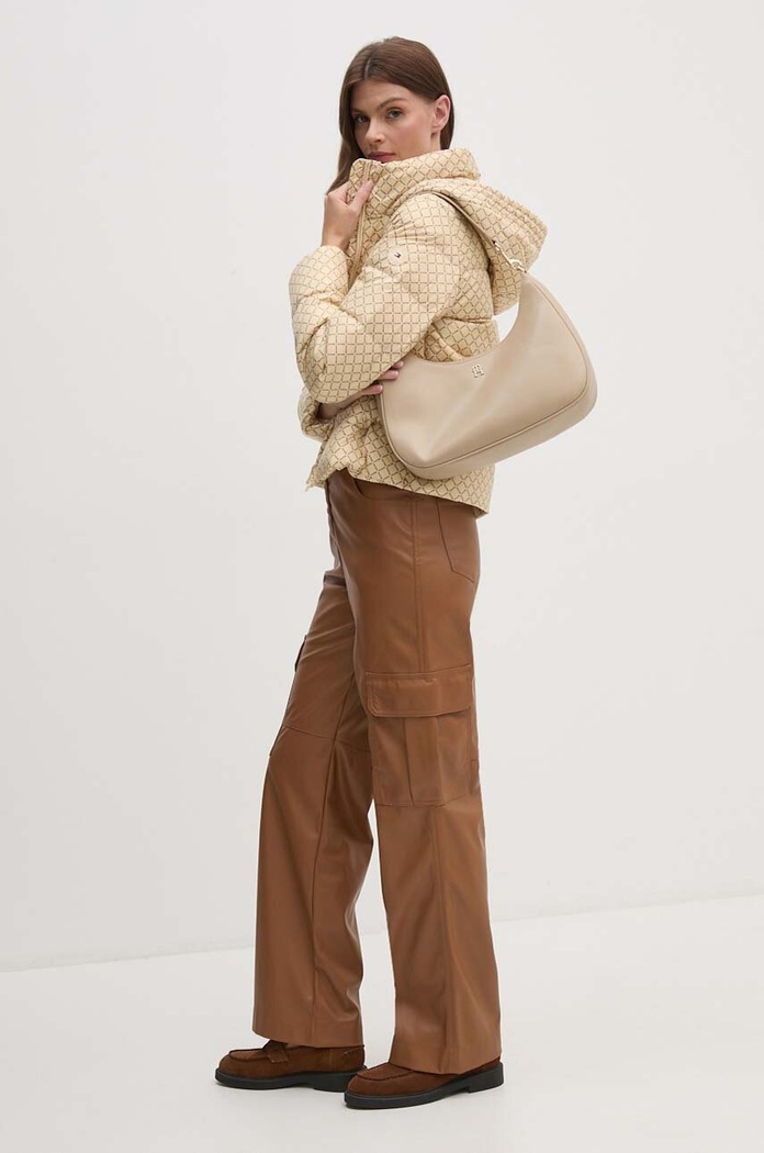 Kalhoty Sisley 45FSLF05N hnědá AW24