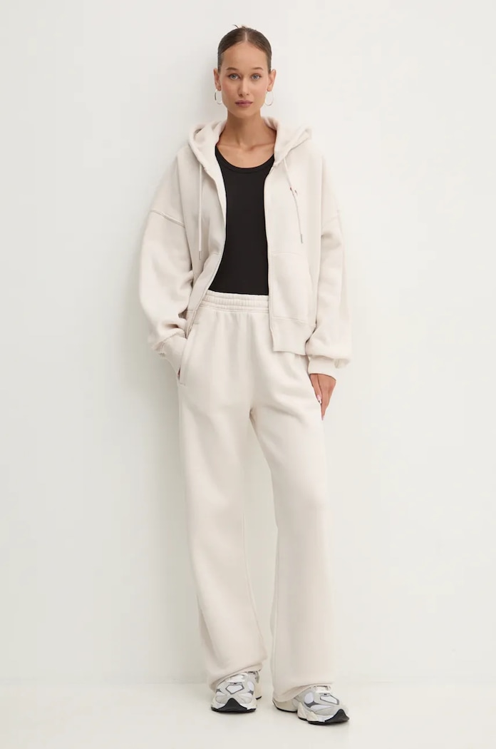 Tepláky Abercrombie & Fitch KI147.4060.178 béžová AW24