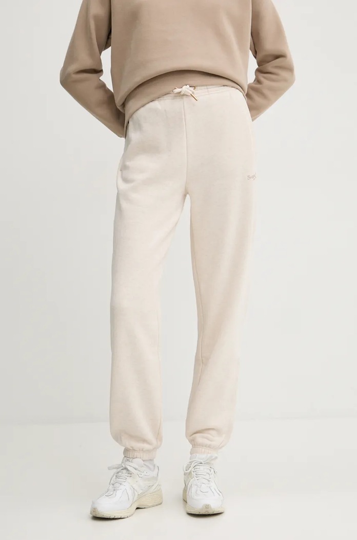 Tepláky Superdry směs béžová W7011098A.9VP