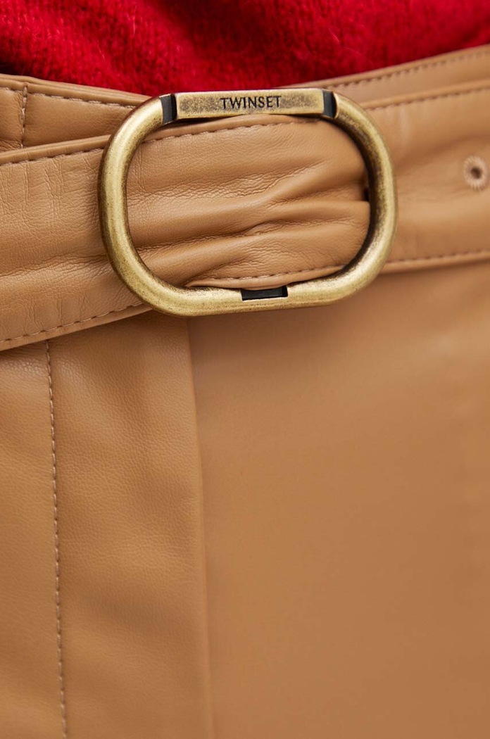 Twinset pantaloni maro 242TP2203