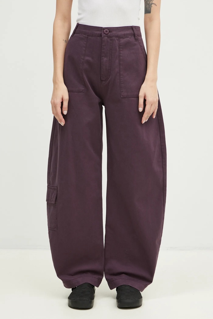 Alpha Industries Spodnie bawełniane Field Pant fioletowy 148021