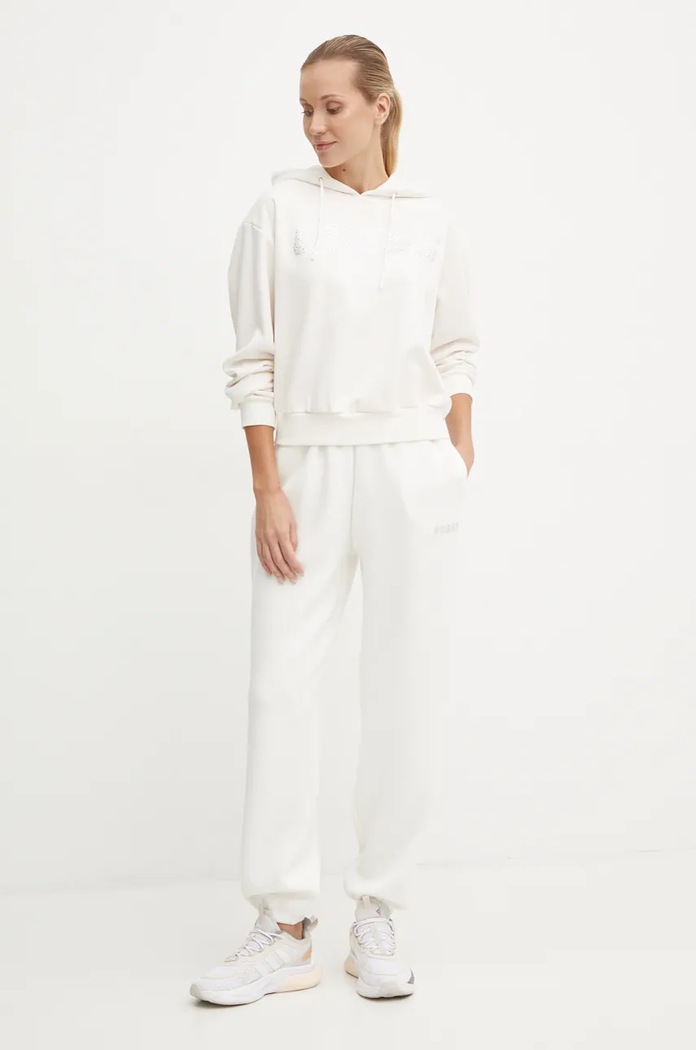 Спортен панталон Guess CECILIA V4BB13.K7UW2 бежов SS26