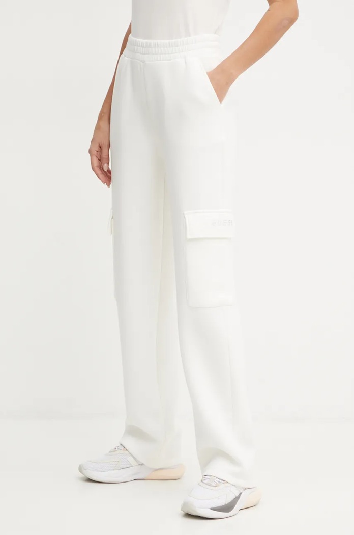 Guess pantaloni de trening CECILIA tricotaj bej V4BB12.K7UW2