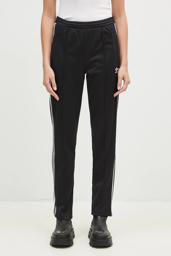 adidas Beckenbauer Track Pants Black applique nero IW3171