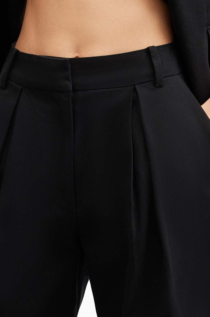 Oblečení Bavlněné kalhoty AllSaints HALLY TROUSER W010QA černá
