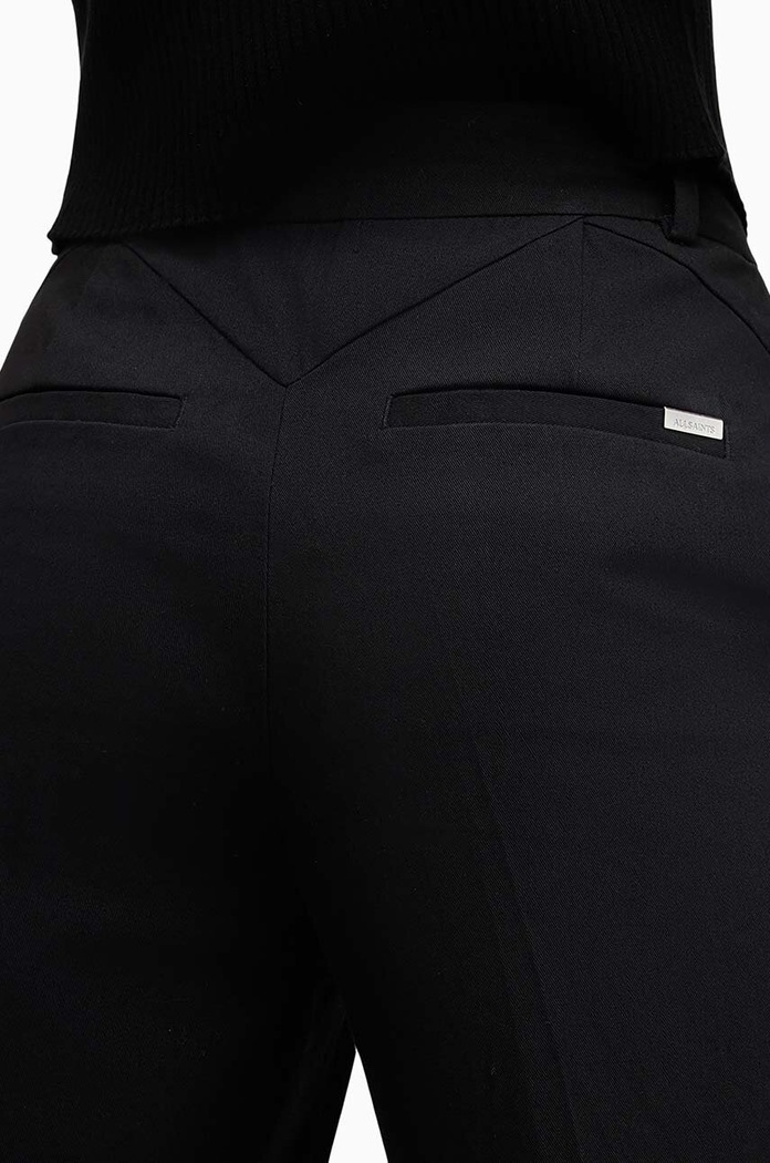 Bavlněné kalhoty AllSaints HALLY TROUSER černá W010QA