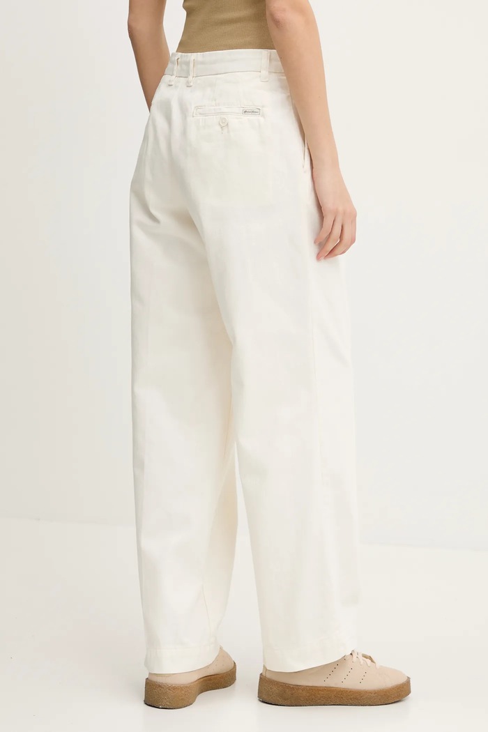 Oblečenie Bavlnené nohavice Guess Jeans W4BB44.WGCV2 béžová