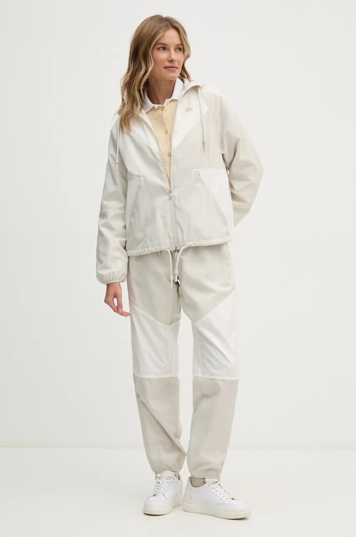 Παντελόνι φόρμας Lacoste XF3248 μπεζ AW24