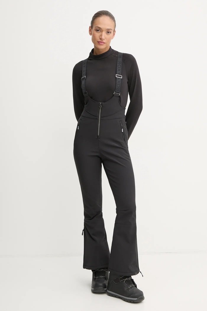 Roxy pantaloni Summit panza negru ERJTP03268