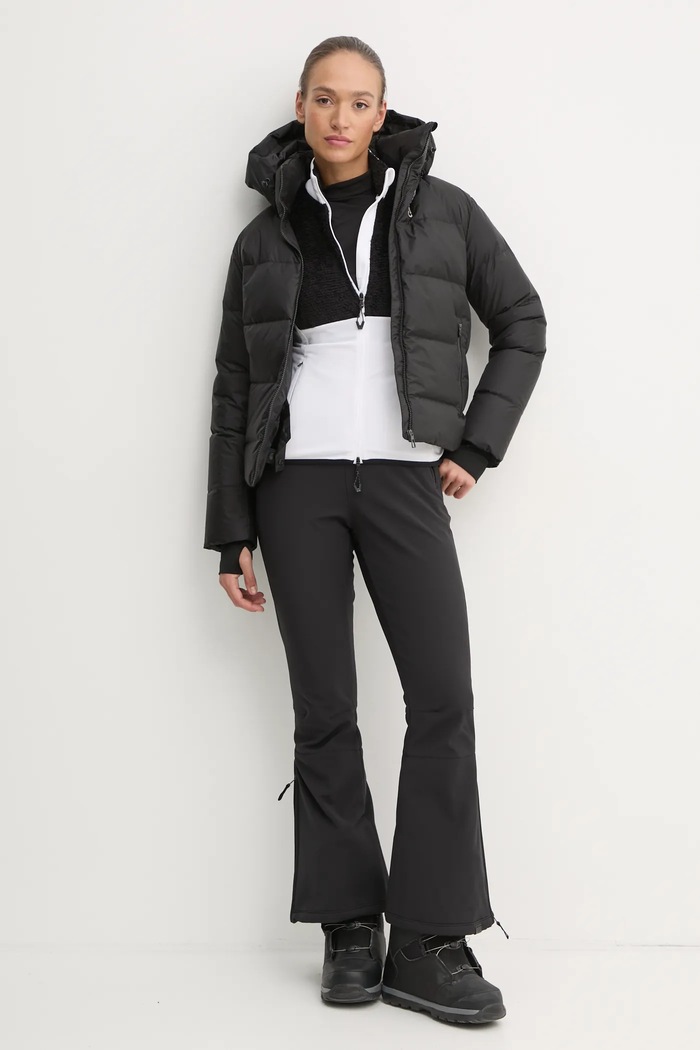 Roxy pantaloni Summit ERJTP03268 negru AW24