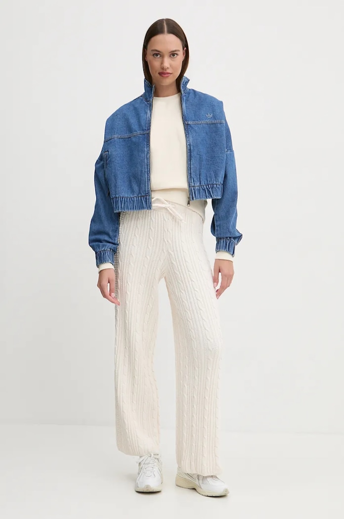 adidas Originals spodnie dresowe KNTD Jogger JN7658 beżowy AW24