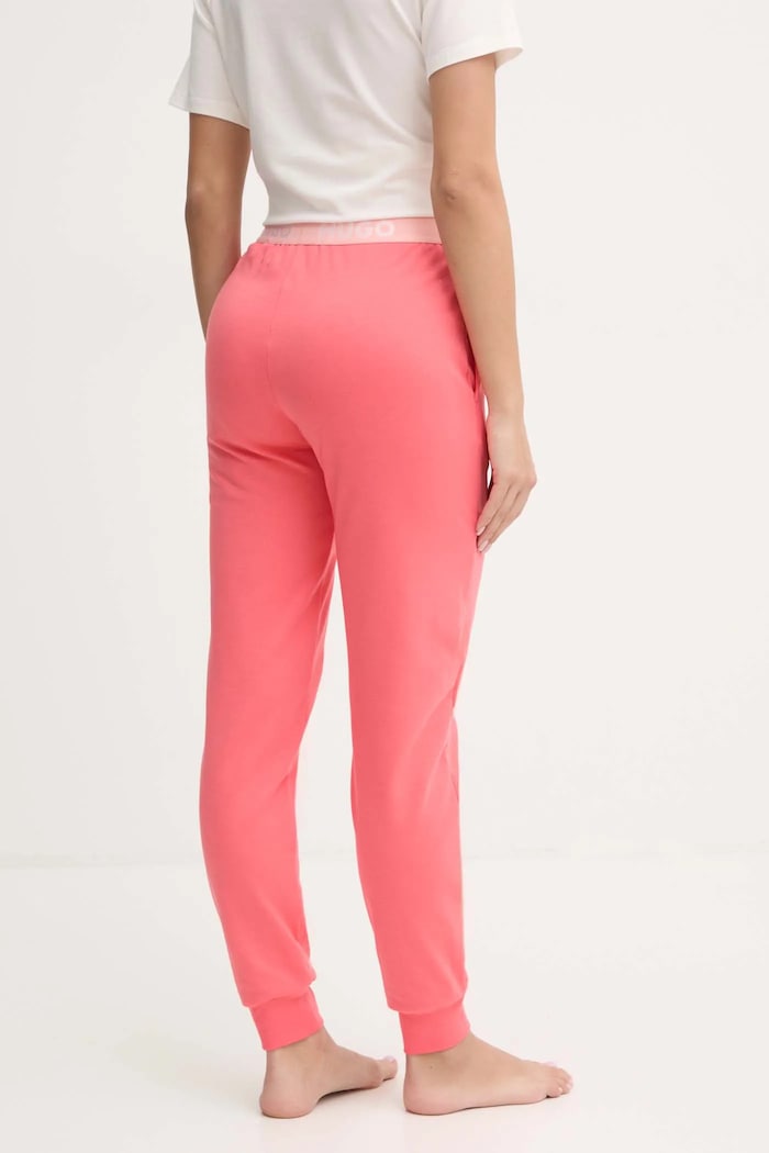 Odzież HUGO spodnie lounge SPORTY LOGO_PANTS 50520499 różowy