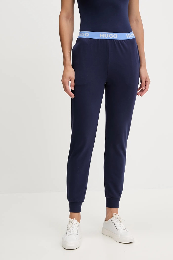 Домашен панталон HUGO SPORTY LOGO_PANTS тъмносин 50520499