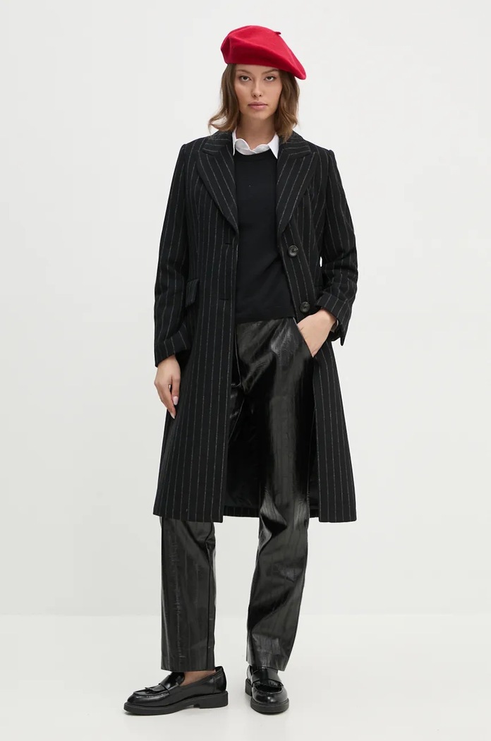 Sisley Kalhoty Sisley 4S6DLF064 černá AW24