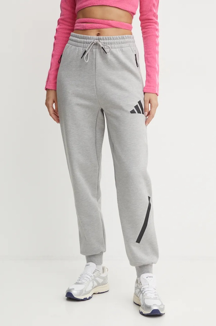 adidas spodnie dresowe Z.N.E. dzianina szary JD9586
