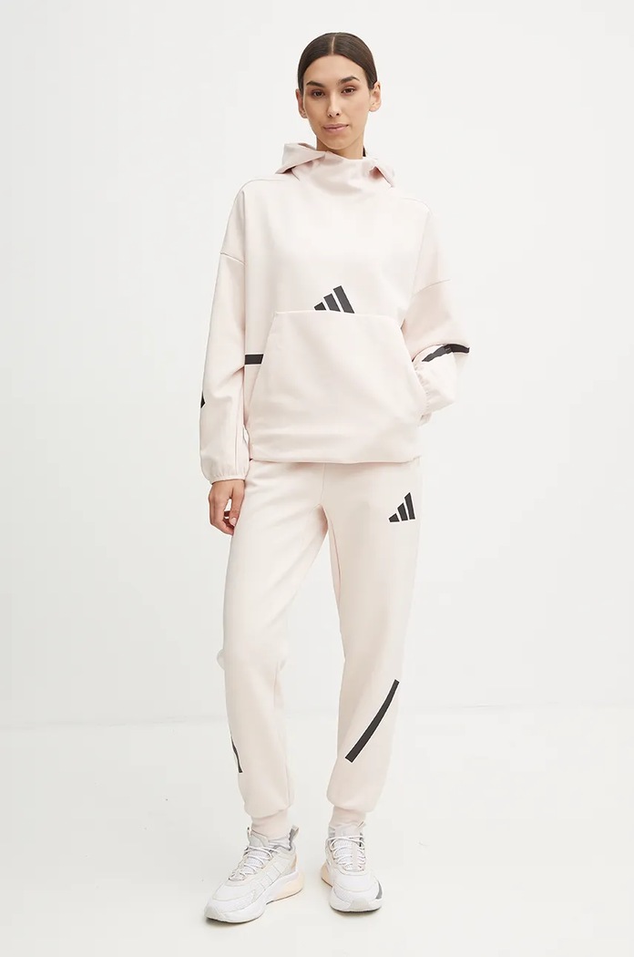 adidas pantaloni de trening ZNE JF4788 roz AW24