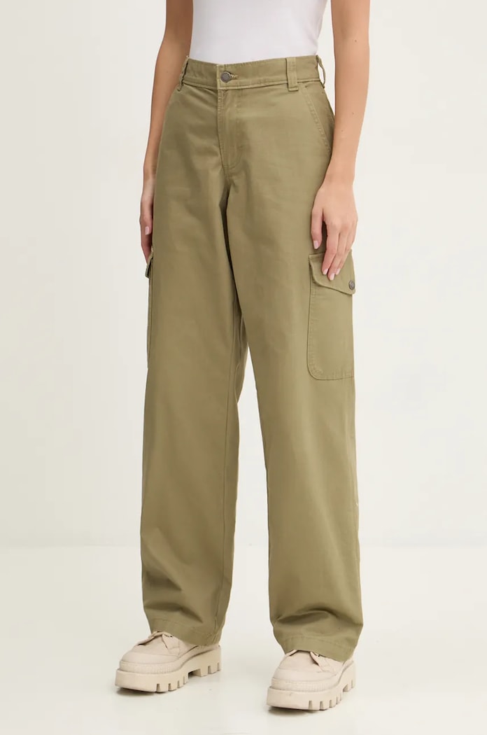 Bavlnené nohavice Dickies DUCK CANVAS bavlna zelená DK0A864S