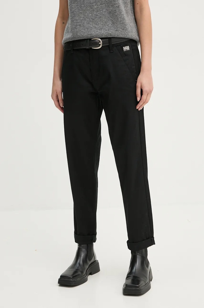 Nohavice G-Star Kate Boyfriend Chino chinos čierna D25257.C105
