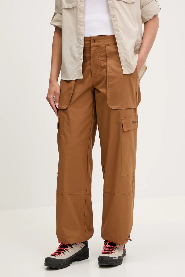 Columbia pantaloni Brea Falls alta marrone 2086041