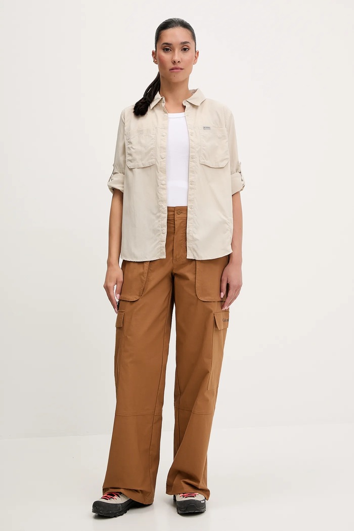 Columbia pantaloni Brea Falls marrone 2086041