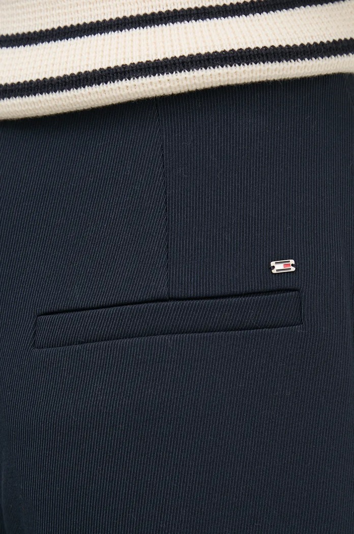 Nohavice Tommy Hilfiger tmavomodrá WW0WW42957