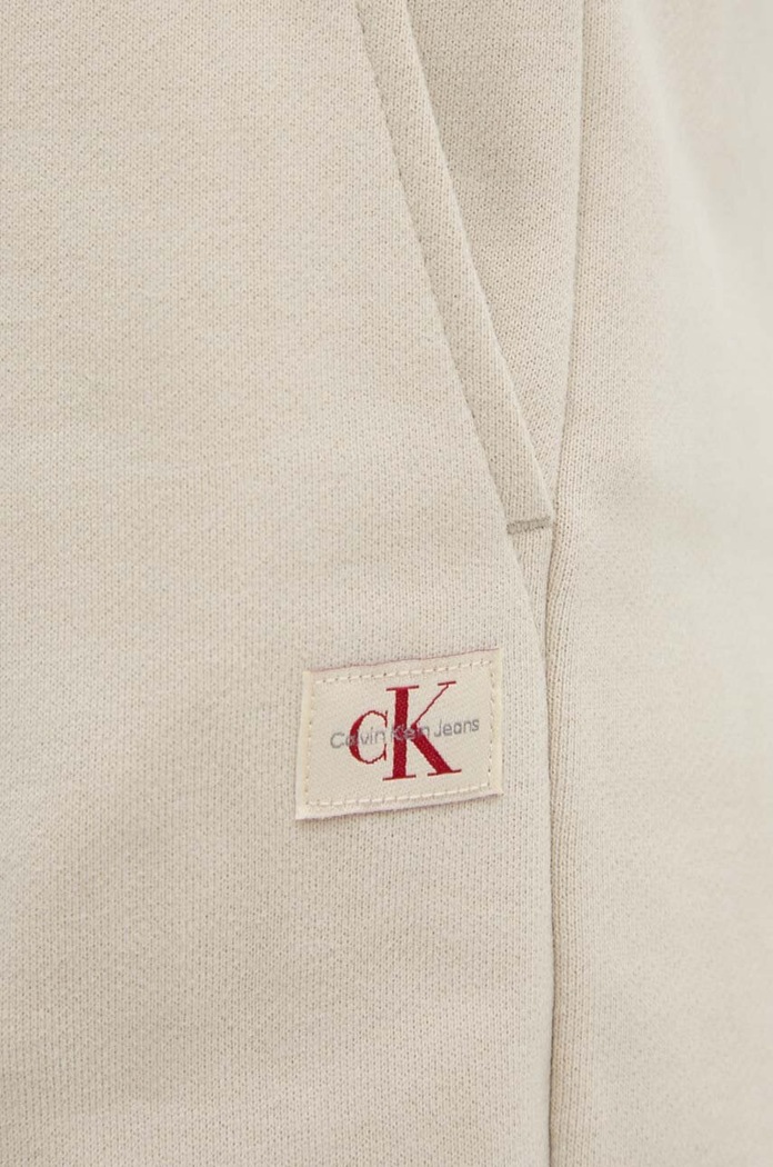 Calvin Klein Jeans pantaloni de trening din bumbac verde J20J224443
