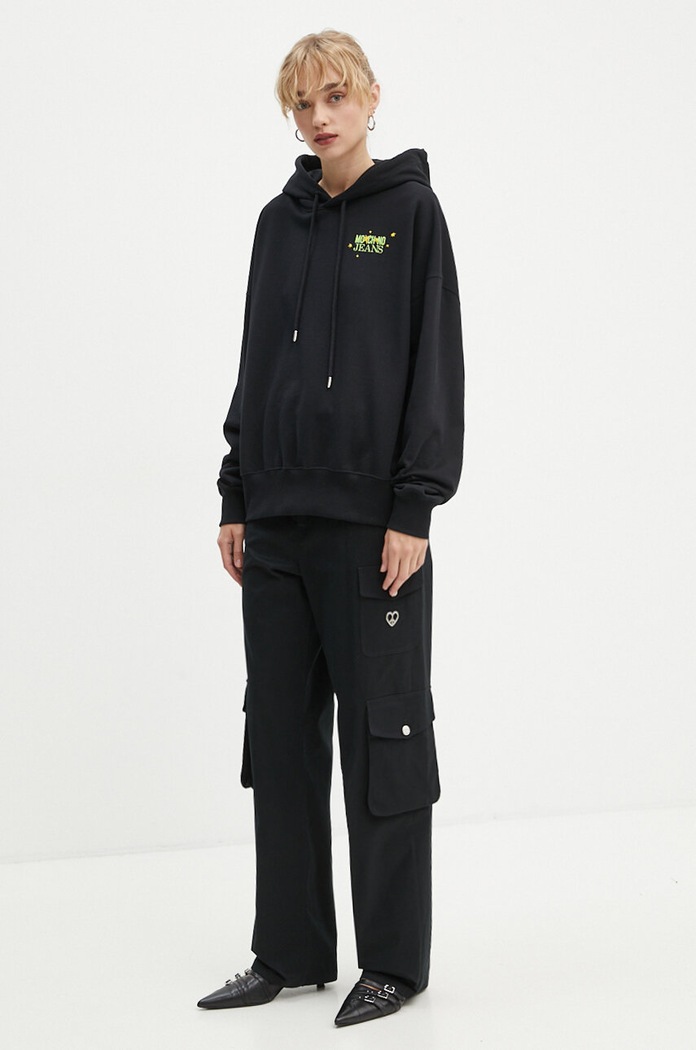 Παντελόνι Moschino Jeans 0330.8724 μαύρο AW24