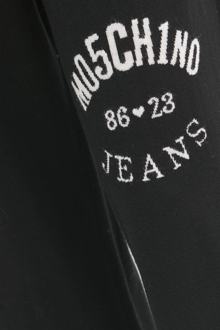 Μάλλινο παντελόνι Moschino Jeans μαύρο 0380.8700