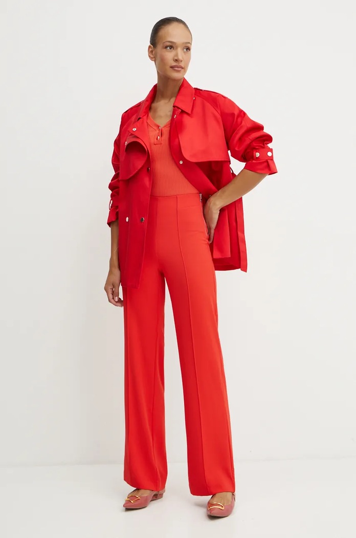 Morgan pantaloni PBARY PBARY rosso AW25
