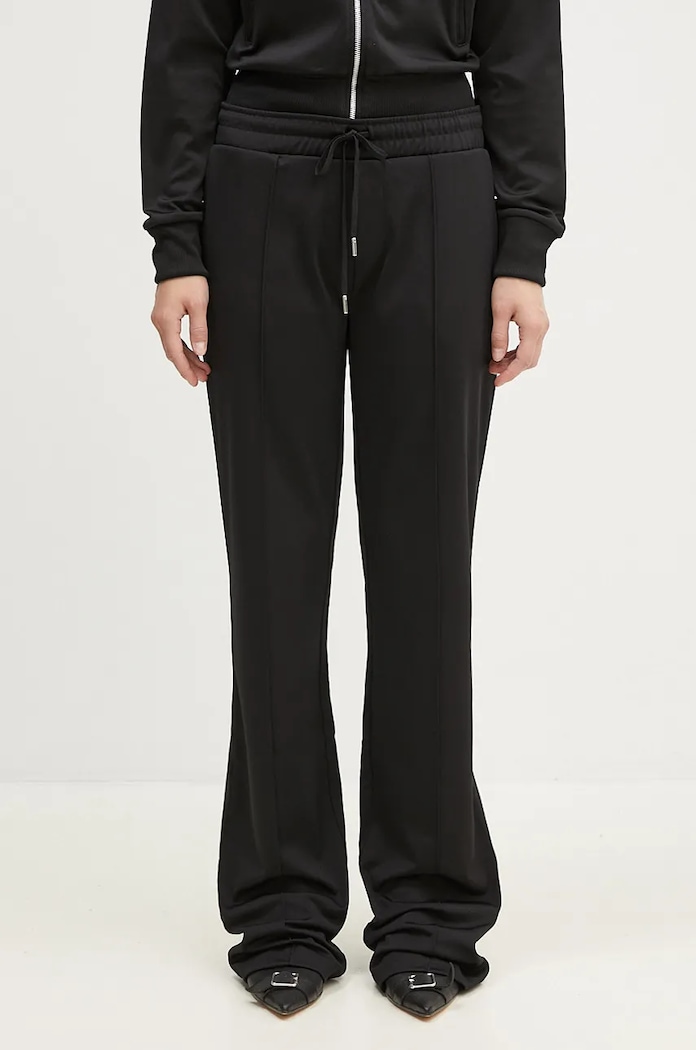 Nohavice Coperni Tracksuit Trousers jednoduchý čierna COPJS83567