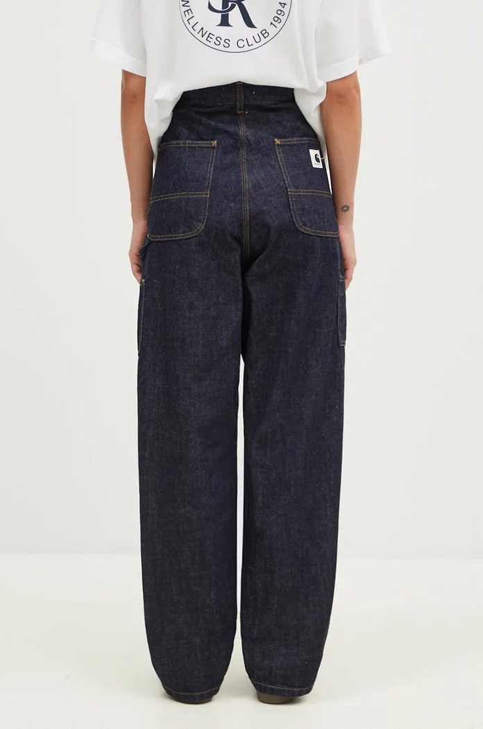 Clothing Carhartt WIP jeans Brandon Single Knee Pant I034225.0102 navy