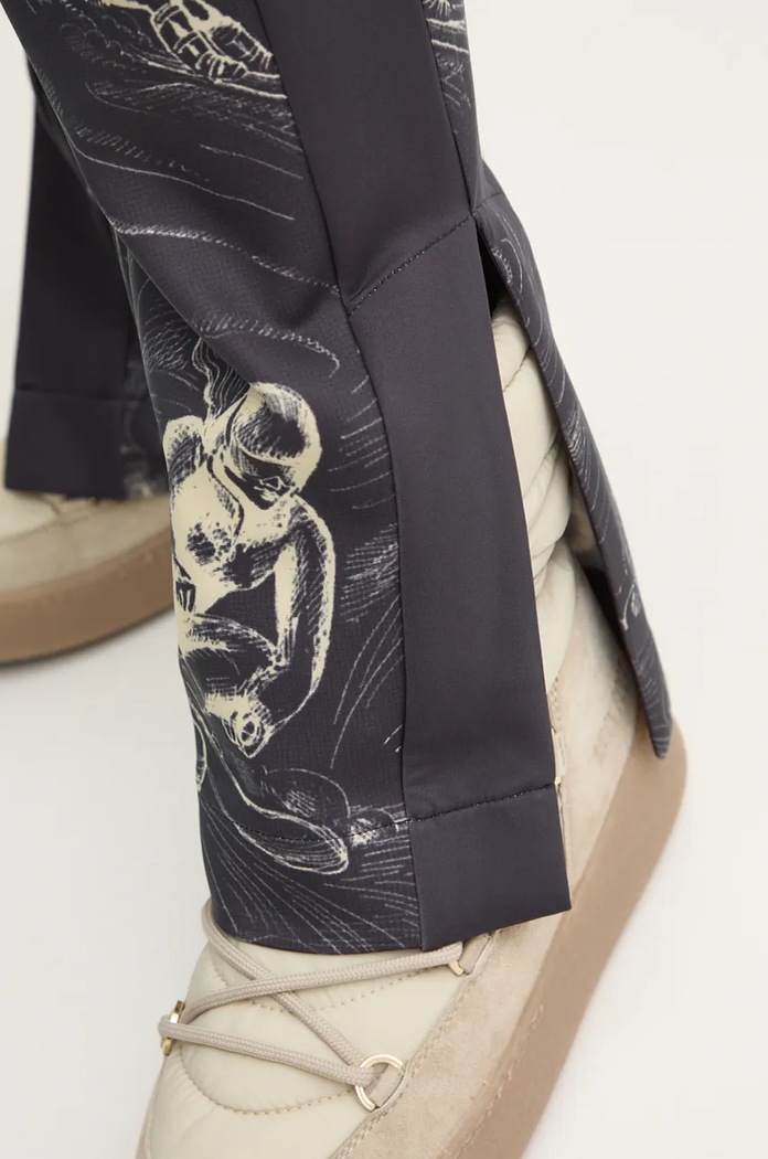 Sportalm pantaloni Columbus Print negru 1826506665