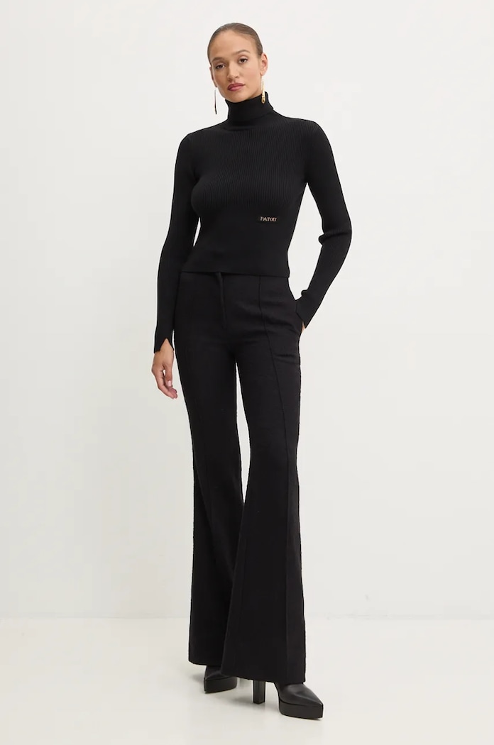Patou gyapjú nadrág TR0420185 fekete AW24