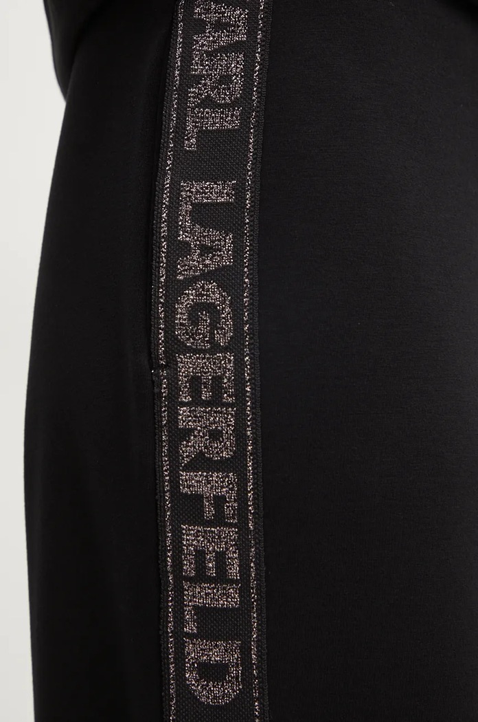 Karl Lagerfeld spodnie dresowe czarny 246W1010